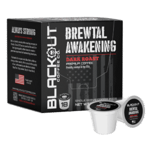 Blackout Coffee Co BREWTAL AWAKENING DARK ROAST COFFEE PODS 18CT