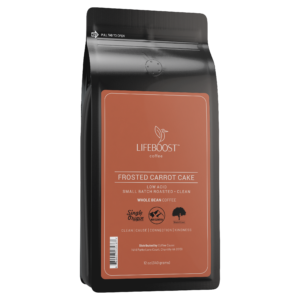 Lifeboost Coffee Frosted Carrot Cake - Whole bean / 1