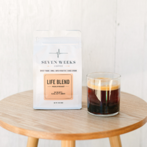 Seven Weeks Coffee Life Blend - Medium Roast - 12 oz / Whole Bean